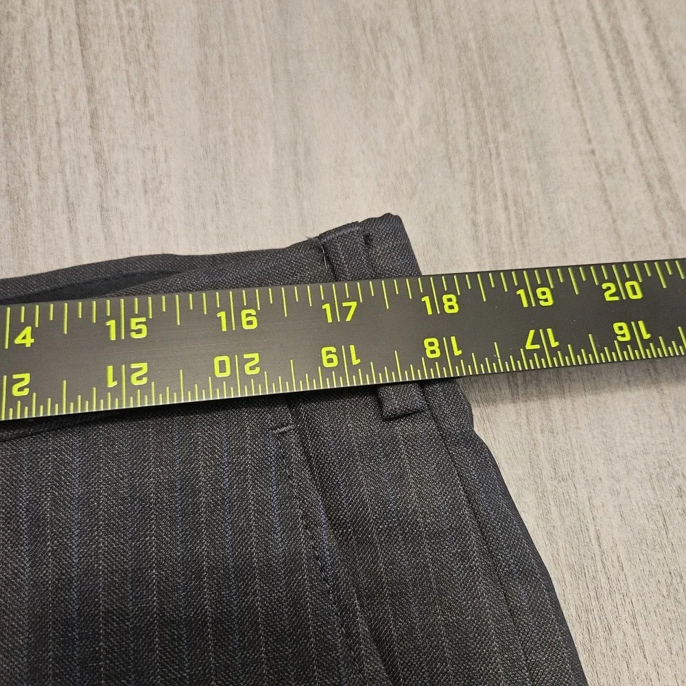 Brooks Brothers Lanificio‎ Fitzgerald Suit 40L Gray Stripe 34x31 Italian Wool